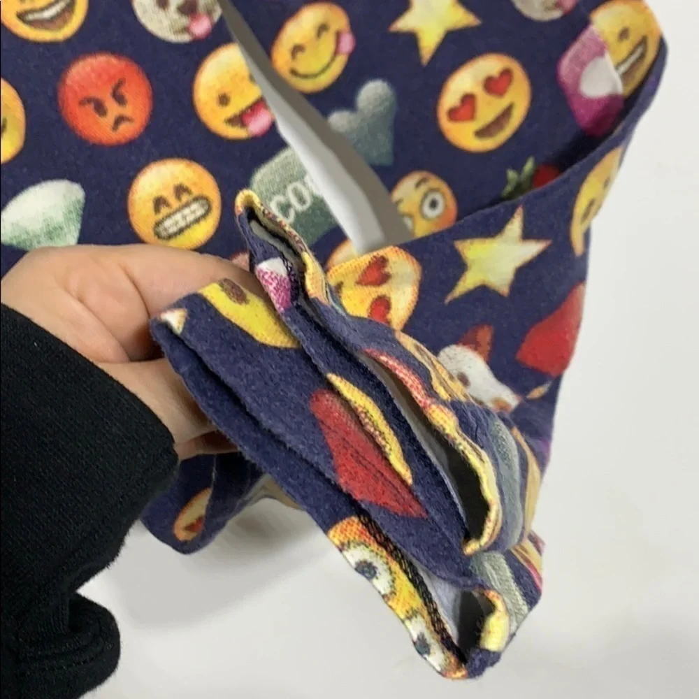 Gap Emoji Print Cotton Straight Legging medium girls casual clothing